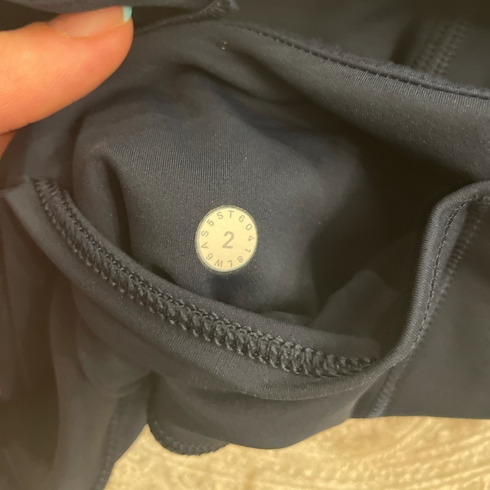 Lululemon Fast & Free Crop II Nulux 19" True Navy - Picture 8 of 8